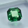 Natural Green Tourmaline Loose Gemstone Square Shape 9.9 ct October Birthstone for Gem Collections