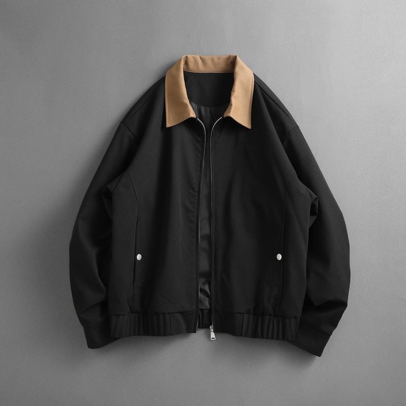 Men's Collar Jacket, Men's Loose Spring And Autumn Casual Workwear Jacket