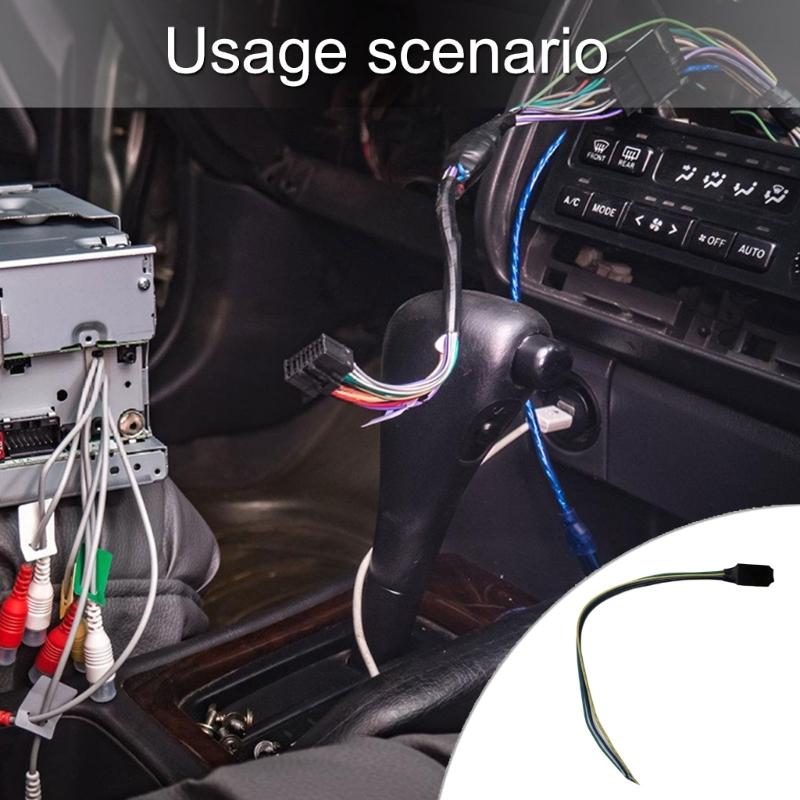 Automotive Stereo Wiring Kit With Oxygen Free Copper Core For Stable Signal Transmission for Select Model