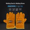 Heat-Resistant Cowhide Welding Gloves – Wear-Resistant, Anti-Scald, Soft Short Style for Labor Protection
