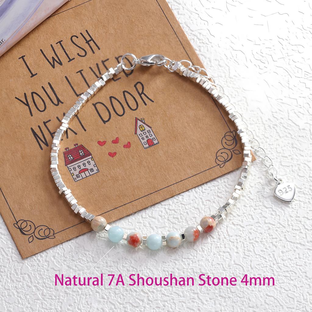 VENTFILLE 925 Sterling Silve Red Agate Bracelet for Women Flower Pendant Lucky Bead Originality Jewelry Gift Dropshipping