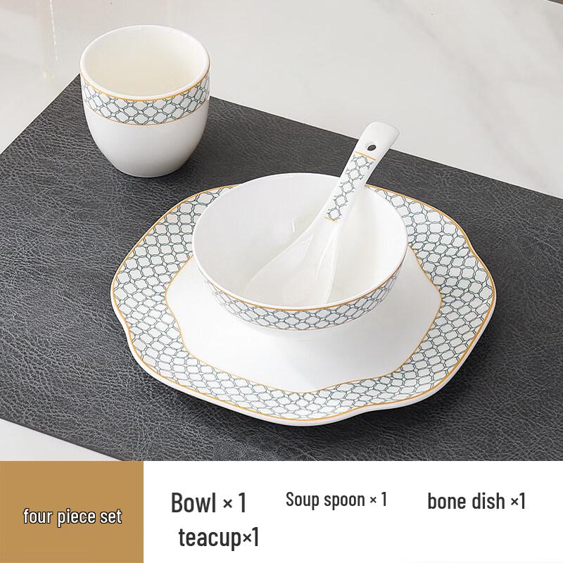 

Элегантный китайский зеленый керамический набор посуды