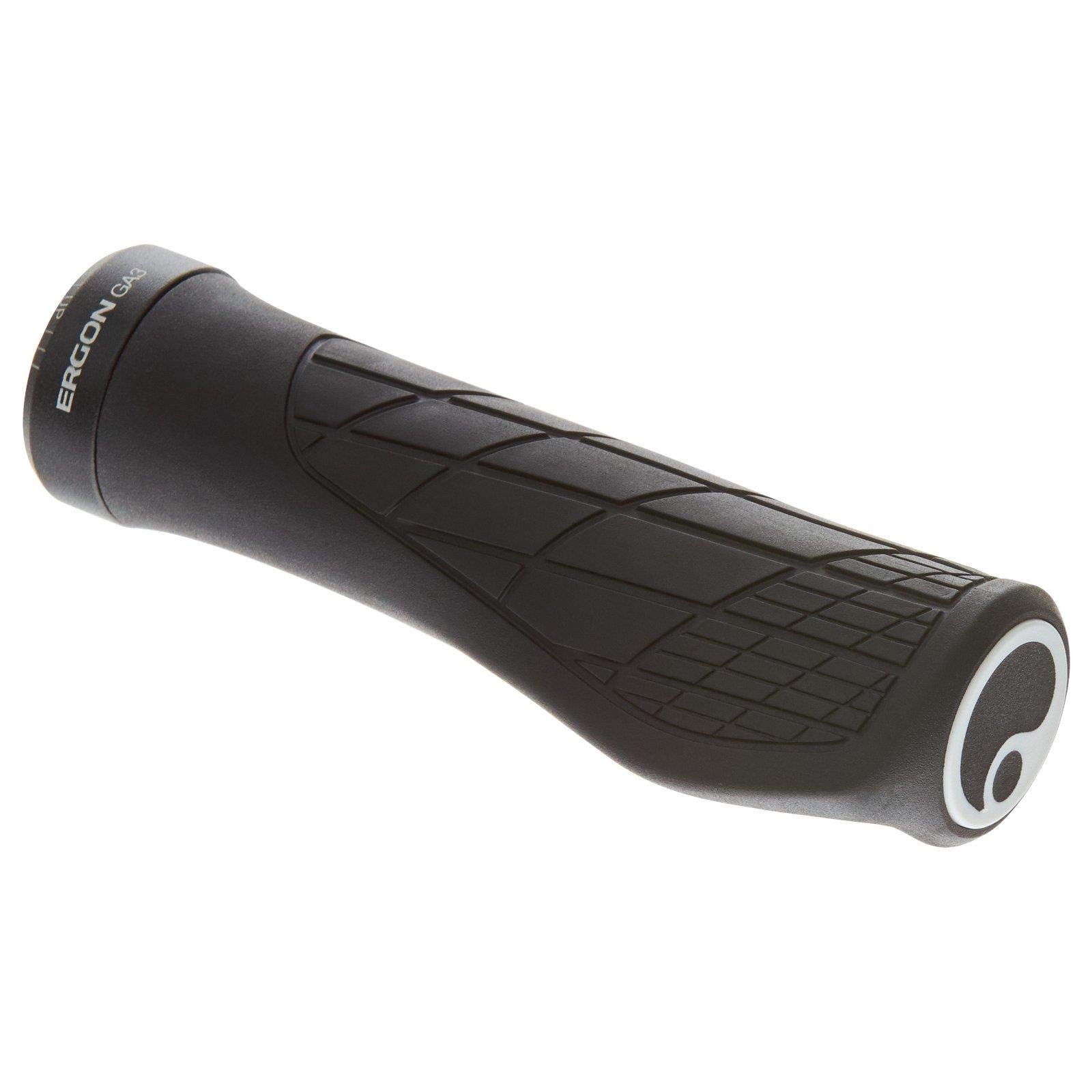 

Ergon GA3 Ergonomic Lock-On Bicycle Handlebar Grips for Standard or Single Twist Shifting on Mountain Bikes, Available in 3 Sizes and 8 Colors