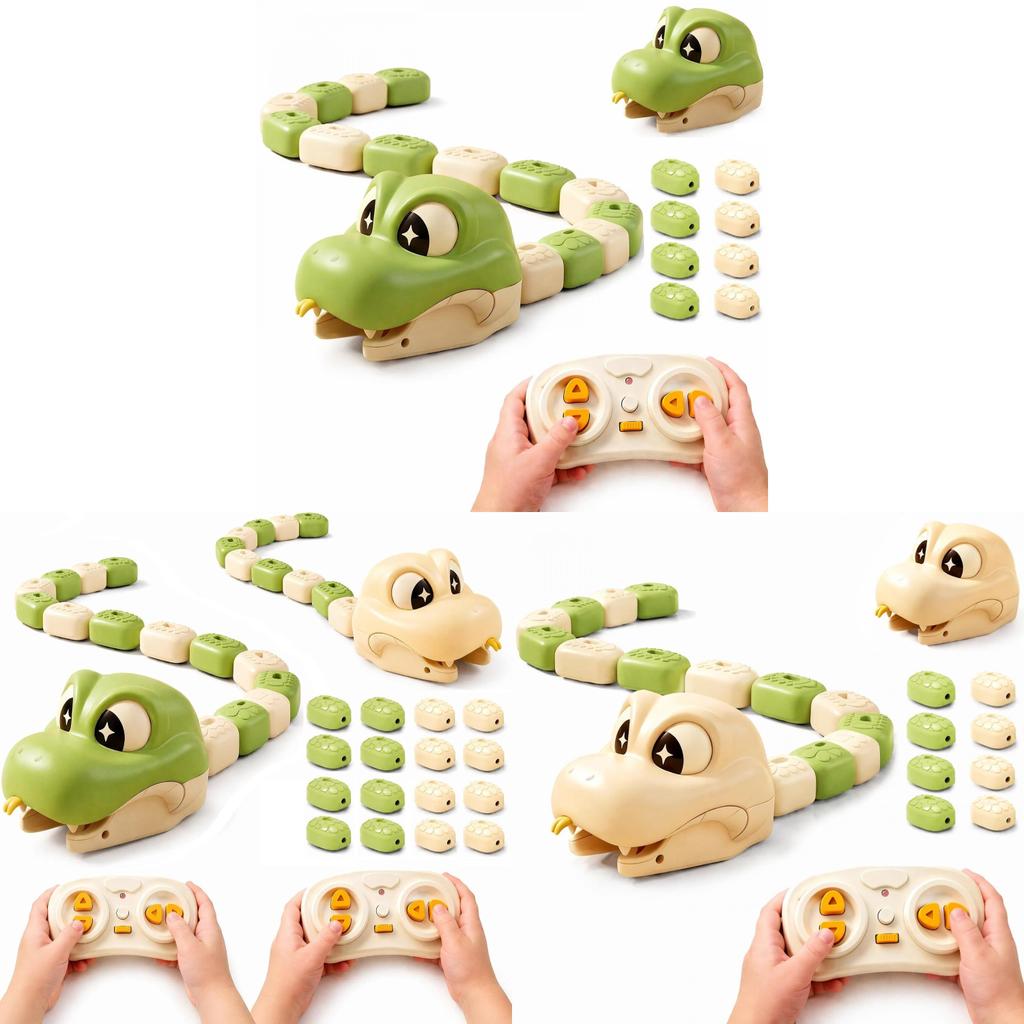 Bone King Remote Control Snake Toy For Kids Indoor Outdoor Interactive Play