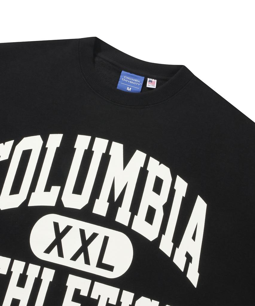 COLUMBIA UNIVERSITY Xxl Oversize Logo Fleece Sweatshirts Black