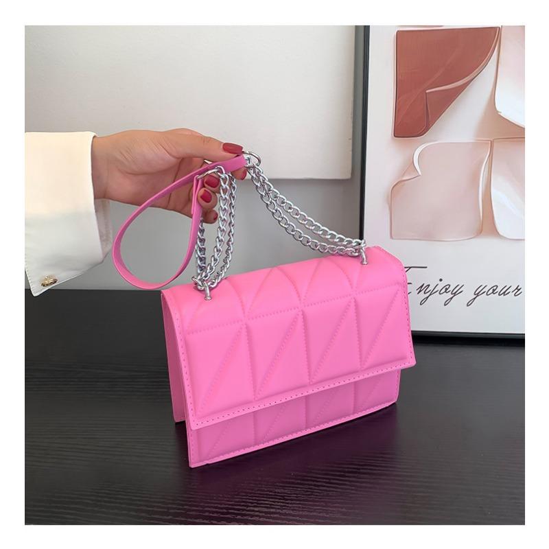 Women's bag pu small square bag new women's bag simple fashion chain messenger bag