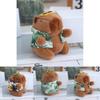 Delightful Capybara Plush Toy Keychain Fluffy Companion For Backpack And Bag Decor