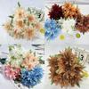 Simulated 7 Heads Multiple Petals Lily Bouquet Artificial Flower For Event Decorations And Home Styling