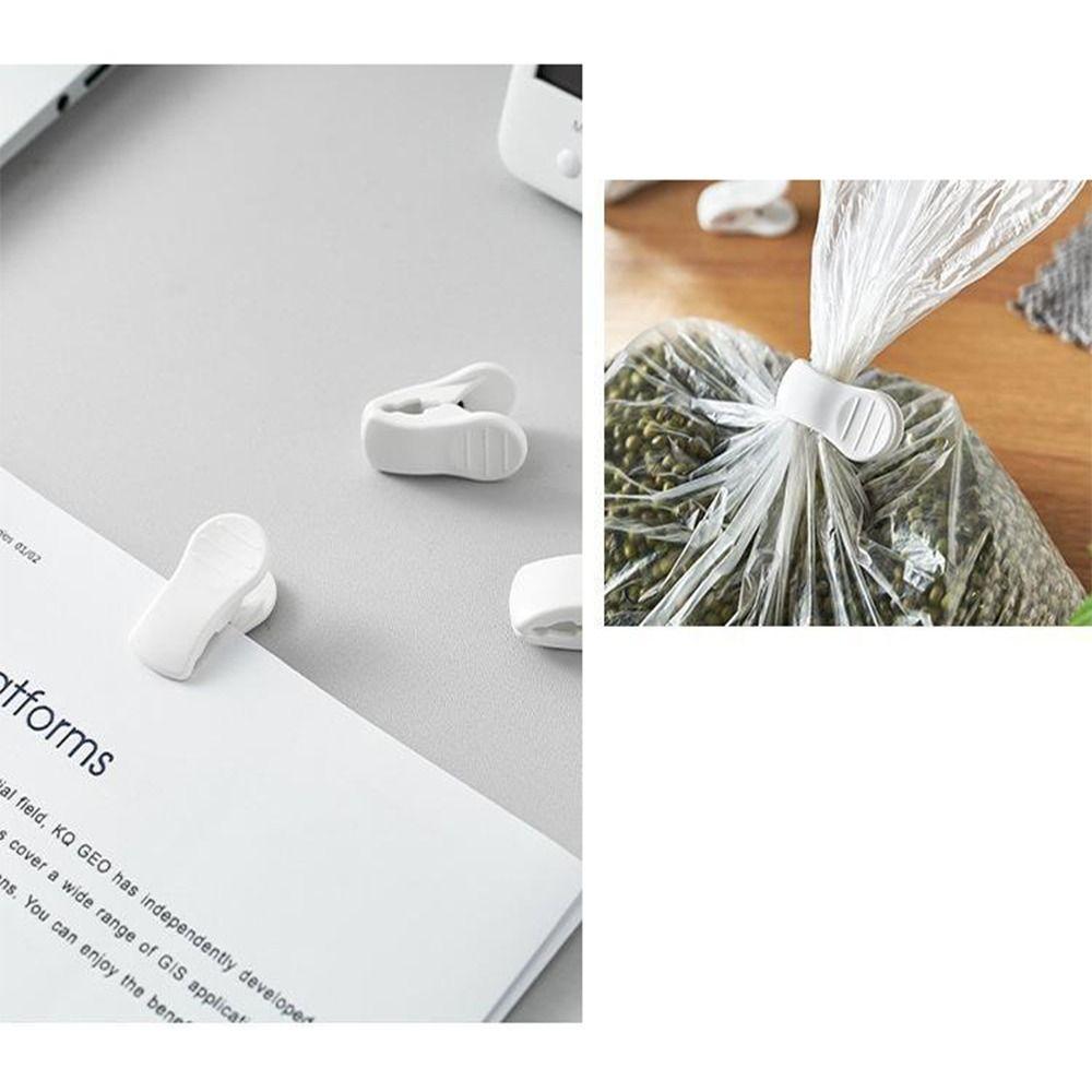 6 Pcs ABS Snack Bag Clip Non Slip Plastic Clips New Plastic Hangers  Snack Bag