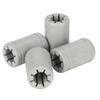 4pcs Bearing Shaft Gray Plastic LM8UU Solid Polymer Linear Bearing 3D Printer Parts Accessories for