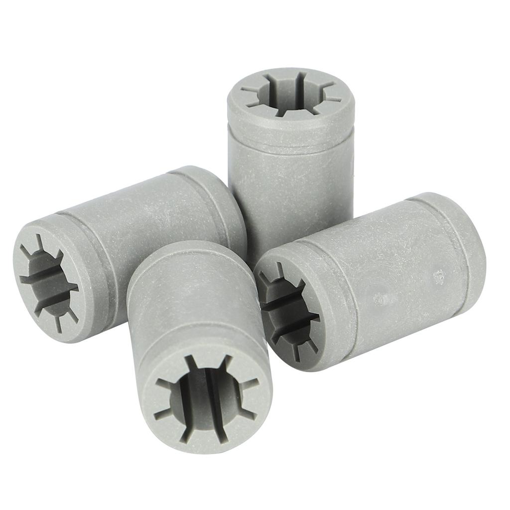 4pcs Bearing Shaft Gray Plastic LM8UU Solid Polymer Linear Bearing 3D Printer Parts Accessories for