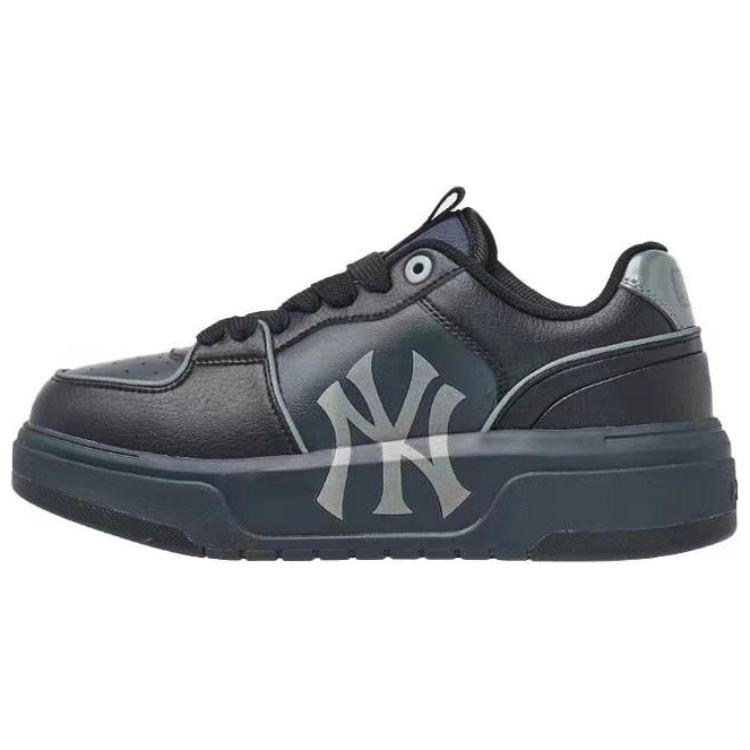 New MLB New York Yankees Low Top Skateboard Shoes Unisex Black 3ASXCLB3N-50BKL