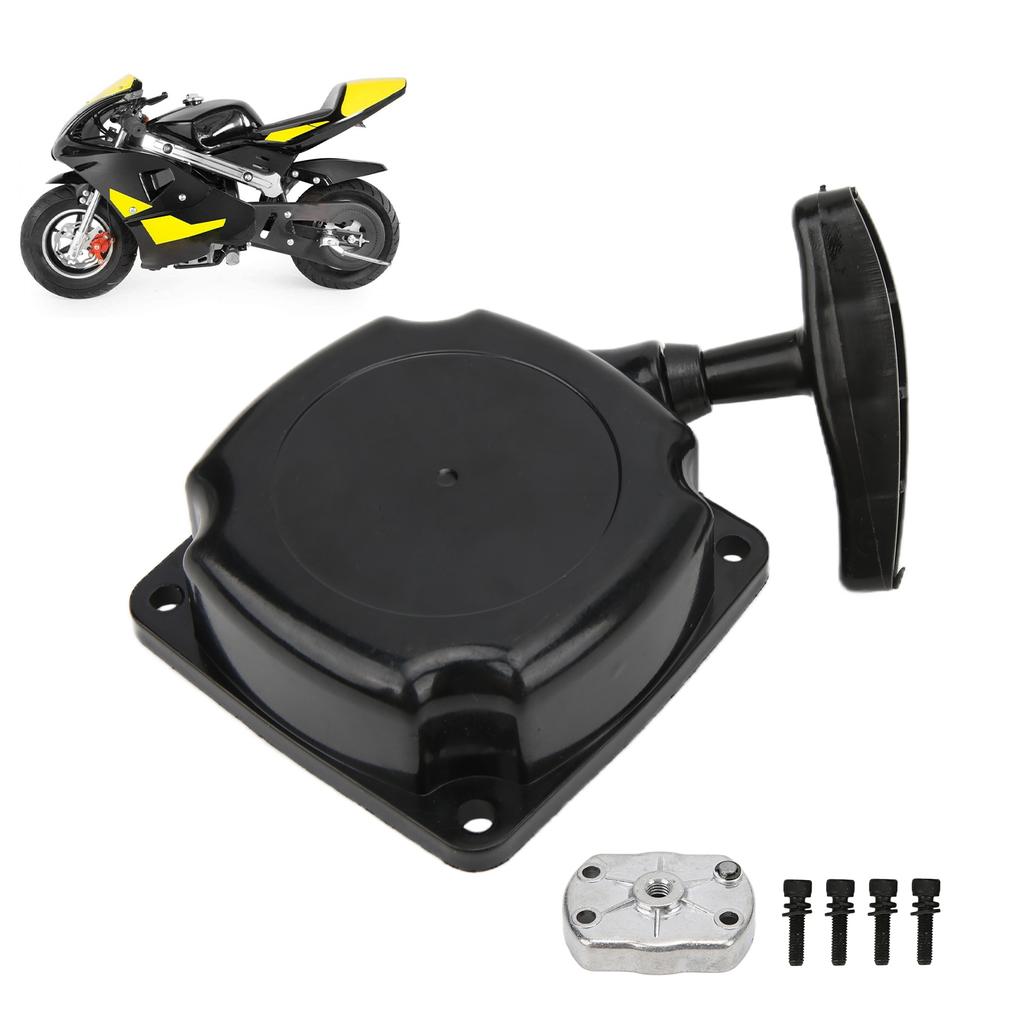 Metal Pull Starter Start with Claw Pawl Cog Fit for 2 Stroke 47cc 49cc GS‑12 Pocket Mini Bike