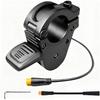 Accélérateur au pouce pour vélo électrique, 12V/24V/36V/48V/52V/60V/72V 3 broches M8 WP Accélérateur pour vélo électrique