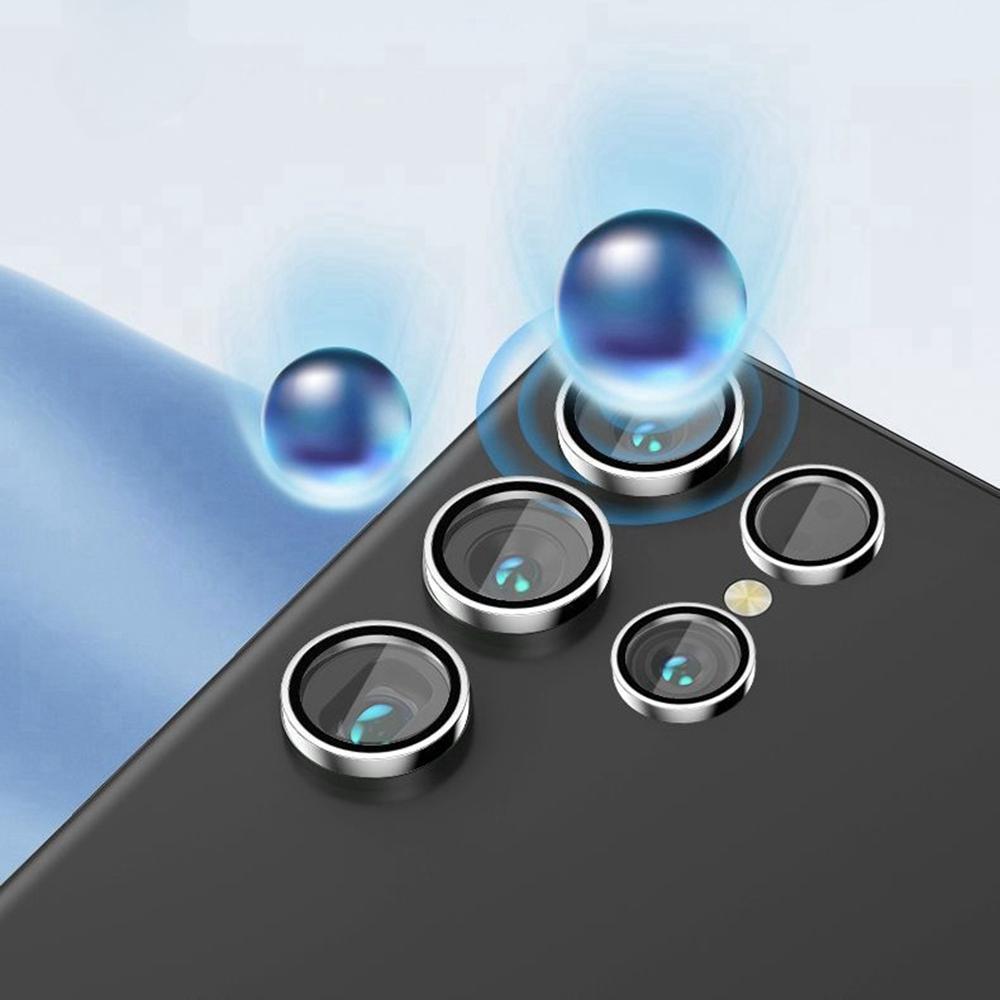 Hochwertiges Metallkameraglas für Samsung Galaxy S24 S25 S23 S22 Ultra. Rücklinsenringabdeckung für Samsung S24 S24Ultra Protector