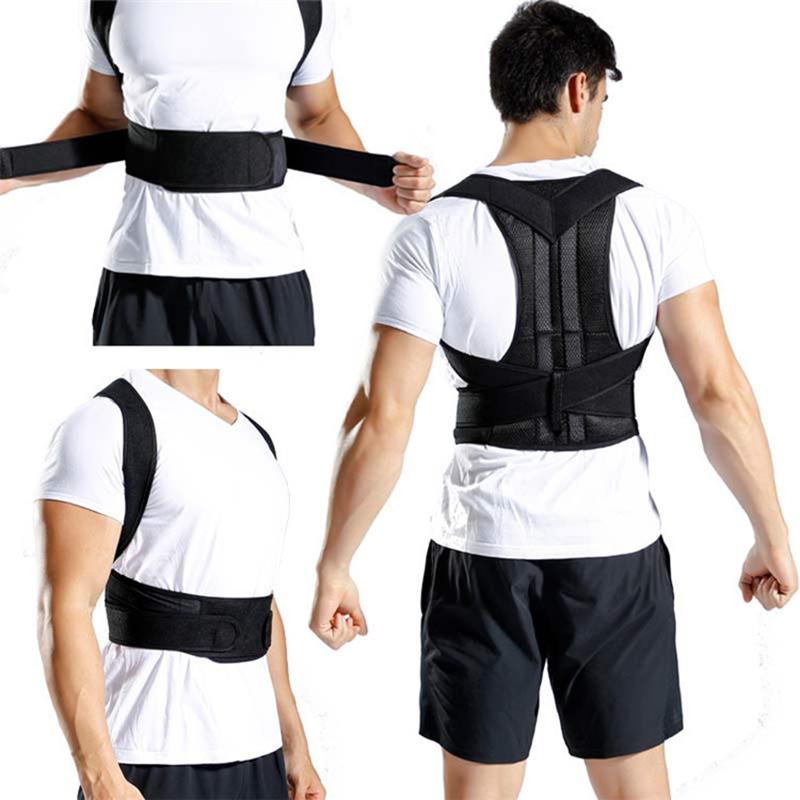1Pcs Adjustable Back Posture Corrector For Men And Women Comfortable Daily Wear Back Support Brace For Upper Back Straightening