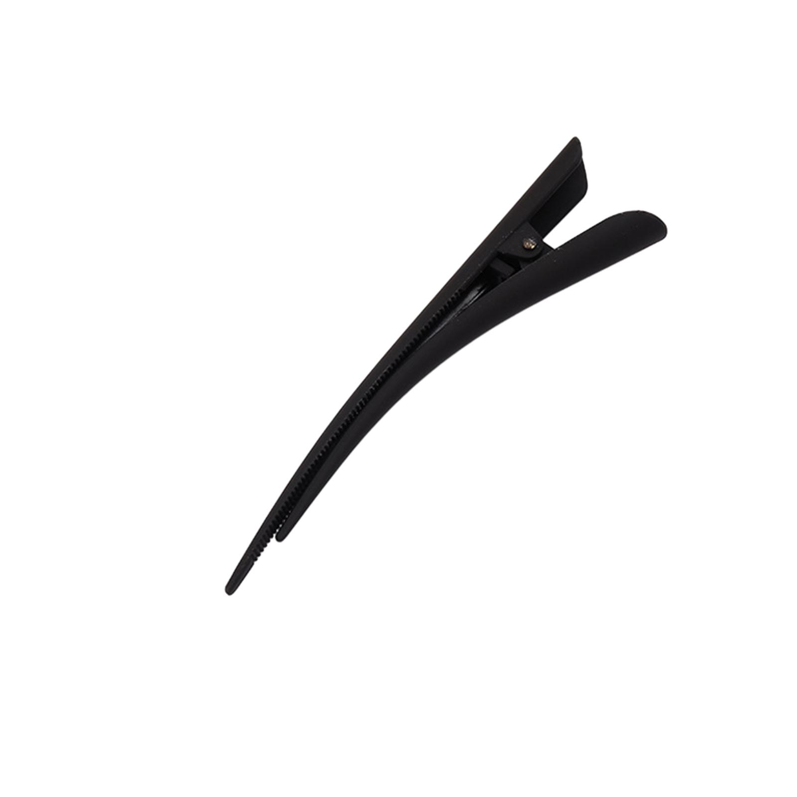 

Women s Simple Frosted Hair Clip Anti-drop Hair Fixing Clips For Hairdressing чёрный