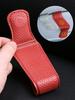 Car Sun Visor Glasses Clip, Magnetic Leather, One-Hand Operation, No-Damage Install, Fits All Vehicles, Eyeglass & Card Holder