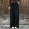 Artistic Spring/Summer Women's Cotton-Linen Wide-Leg Pants, Versatile and Casual
