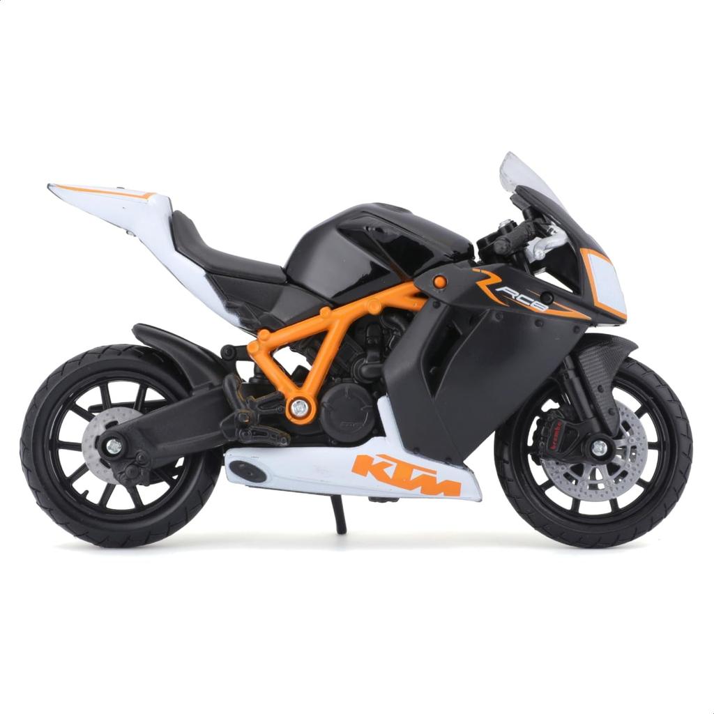 Bburago Scale KTM 1190 RC8 R Black Motorcycle Diecast Model Car Finished Product 1/18 / 18-51049