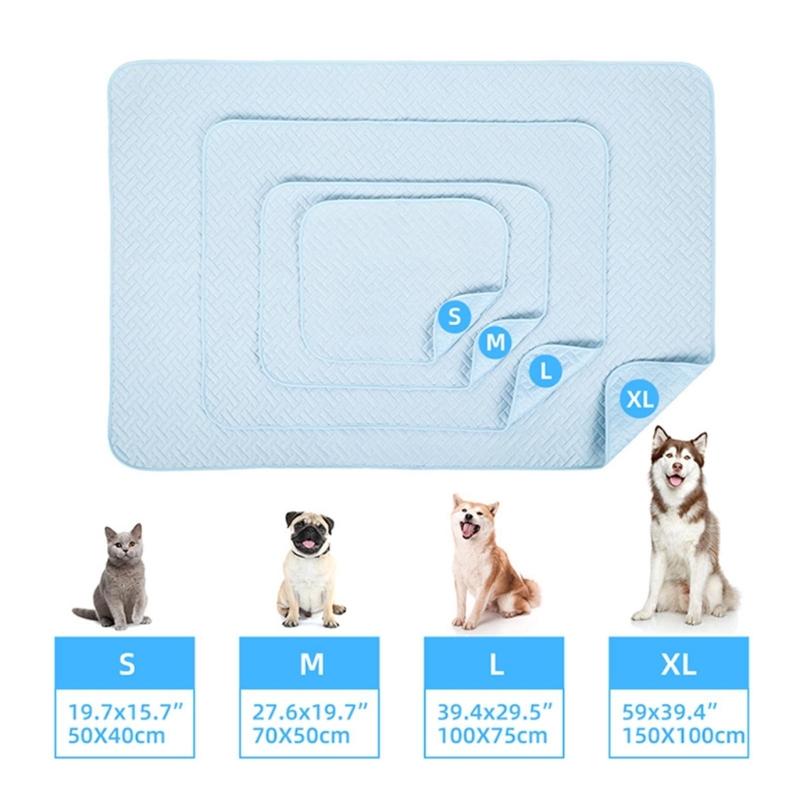 Covorașe de răcire pentru câini și pisici Pad de răcire lavabil Covorașe cu răcire automată Pad cu gheață pentru cușcă Perne pentru câini de toate mărimile Supliment