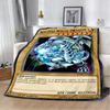Anime YU GI OH Card Printed Blanket Picnic Blankets Warm Blanket Soft and Comfortable Blanket Home Travel Birthday Gift