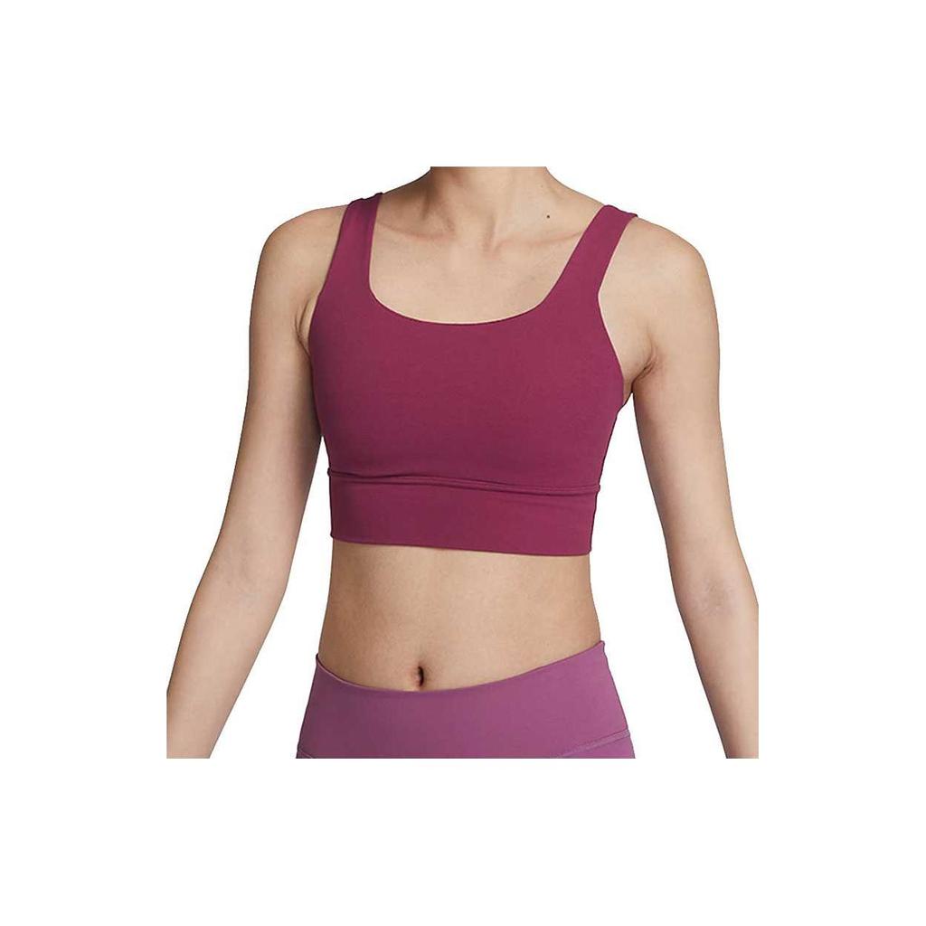 Nike Solid Color Sports Bra Women Underwear Purple Pink DO6620-653