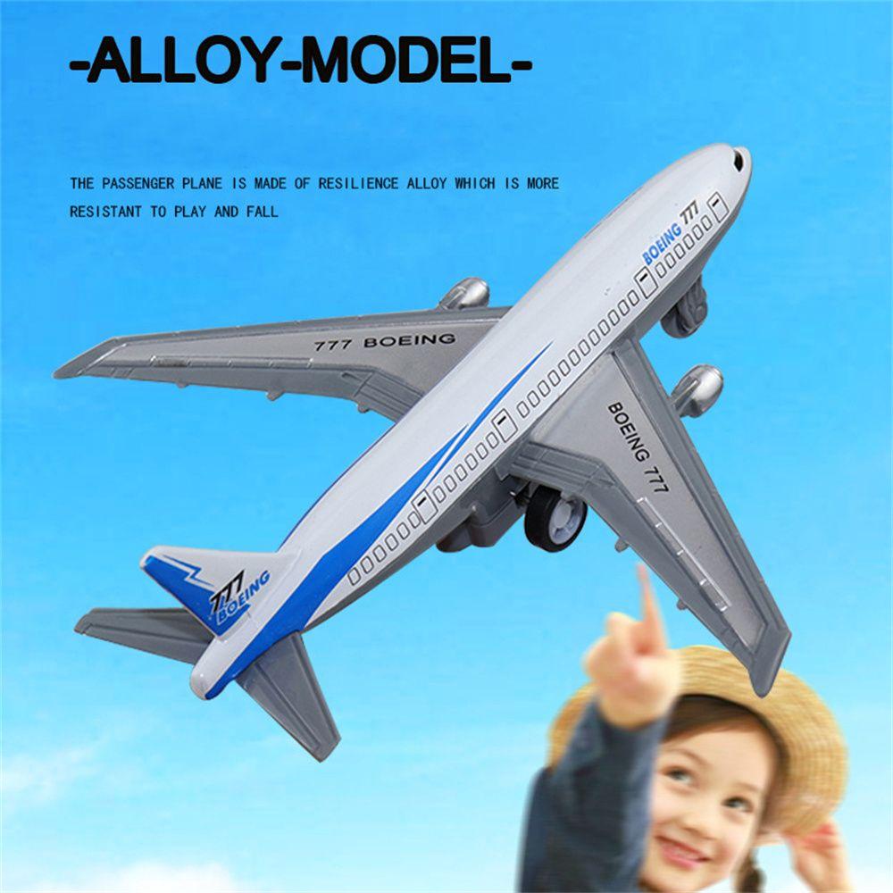 Gift for Boy 2PCS Traffic Aircraft Mini Gifts Airplane Toy Toy Vehicles Plane Toys Pull Back Plane