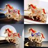 Mini Cute Rhinestone Horse Keychain Bag Pendant Keyring Metal Gift Birthday For