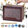 Wooden Piggy Bank Money Box Money Saving Binder 1000/3000/5000/10000 Reusable Money Box with Saving Goal Coins Savings Supplies