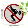 1pc Retro No Running Metal Sign Vintage Round Wall Decor Heavy Duty Flat Tin Art Durable Gift