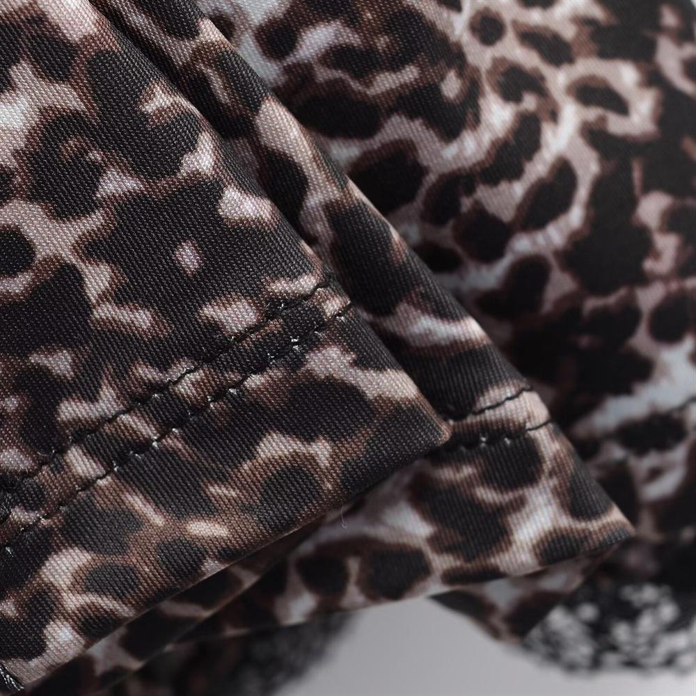 Spring/Summer 2025 Leopard Print Sexy Temperament Spicy Girl Style Crop Vest