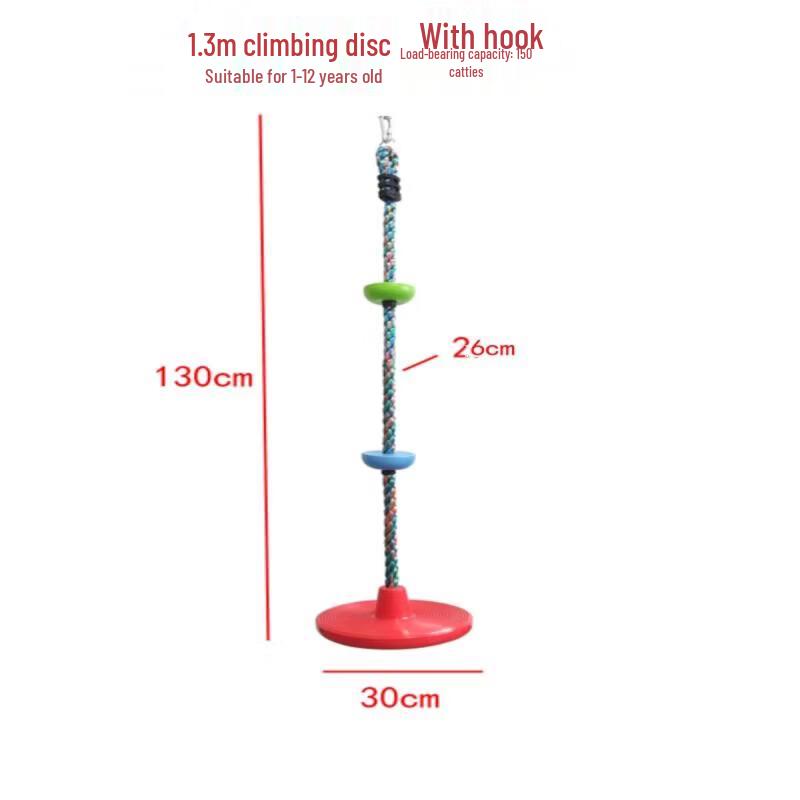 Kids' Outdoor Swing Climbing Disc Set