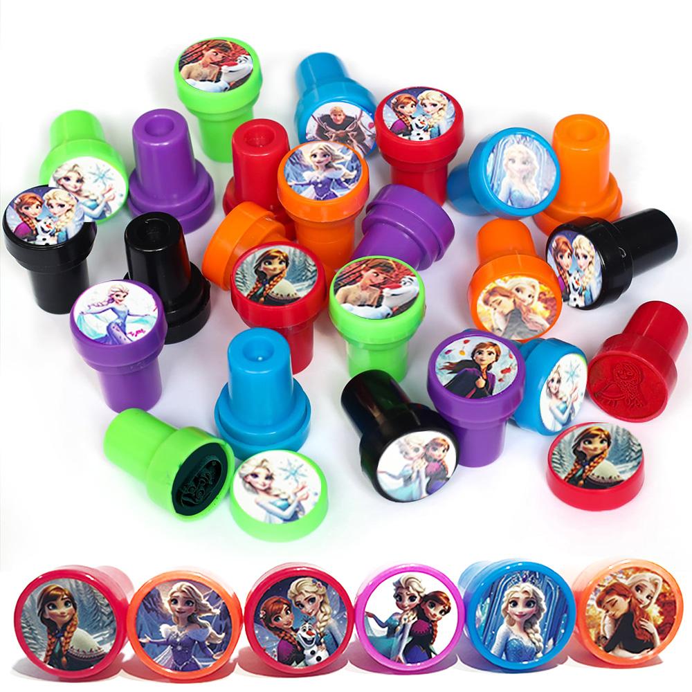 12/36 Pcs Disney New Style Frozen Theme Elsa Children s Stamp Children s Birthday Guest Gift Party Children s Birthday Gift 12PCS