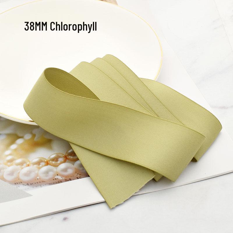 38MM Korean Matte Cotton Ribbon Hair Accessories for DIY Clips
