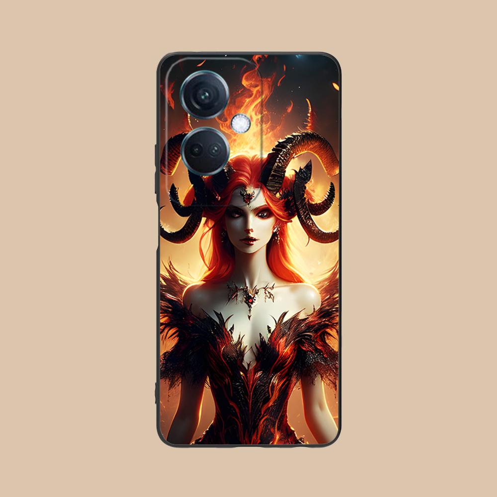 

Dark Goddess Lilith Phone Case for OPPO Find X9 X8 X7 X6 X5 X3 X2 Plus s Pro Ultra Lite Soft TPU Shockproof Cover OPPO Find X2 Pro