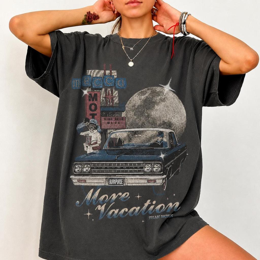 Car Shirt Vintage Car T-shirt, Retro Sport More Vacation Y2k Tee, 90s Classic Nostalgia Muscle Car Shirt, Automotive Enthusiast Gift
