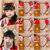 Flower Tassel Hanfu Wig Headband Chinese Style New Year Headdress  Children