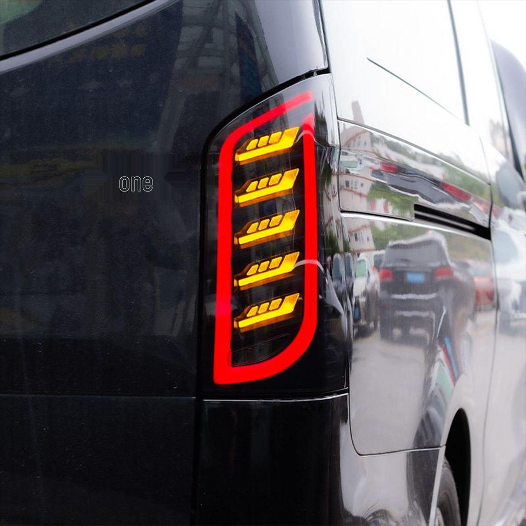 LED Tail Light Assembly with Daytime Running Lights & Sequential Turn Signals for 16-25 Mercedes-Benz New Vito