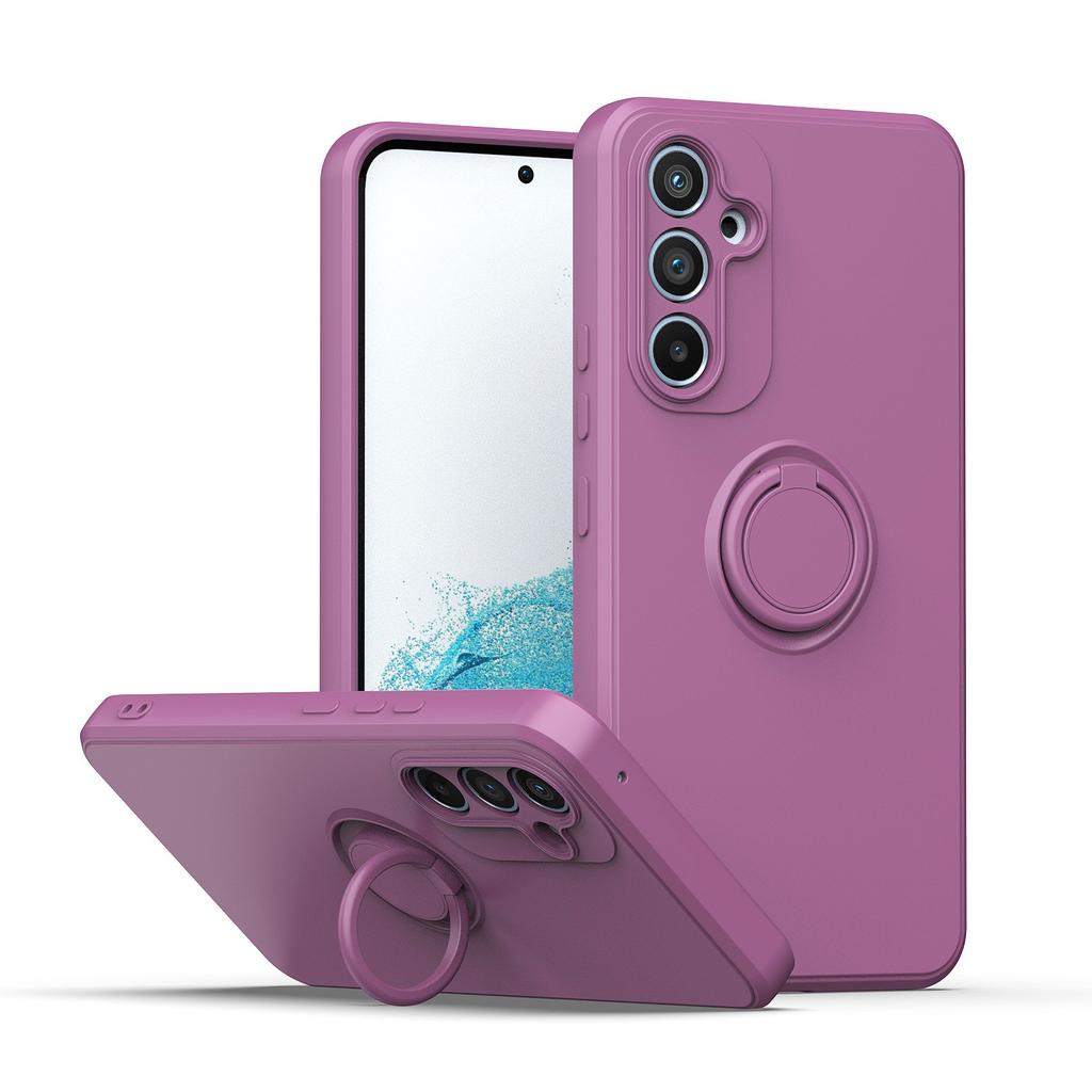 Suitable for Samsung A54 Mobile Phone Case A73 Liquid Silicone A13 Ring Bracket A42 Full Cover A22 Anti Fall A33 Soft Sleeve