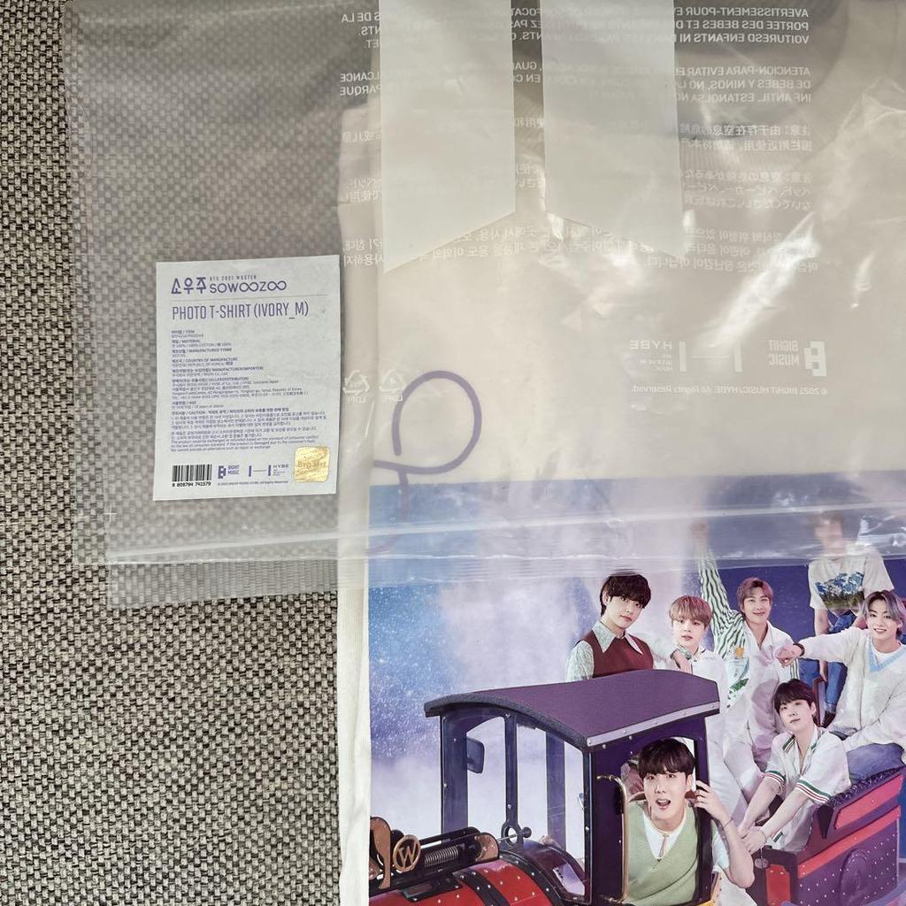[USED] BTS T-shirt, size M, available until Sojucon on 4/20