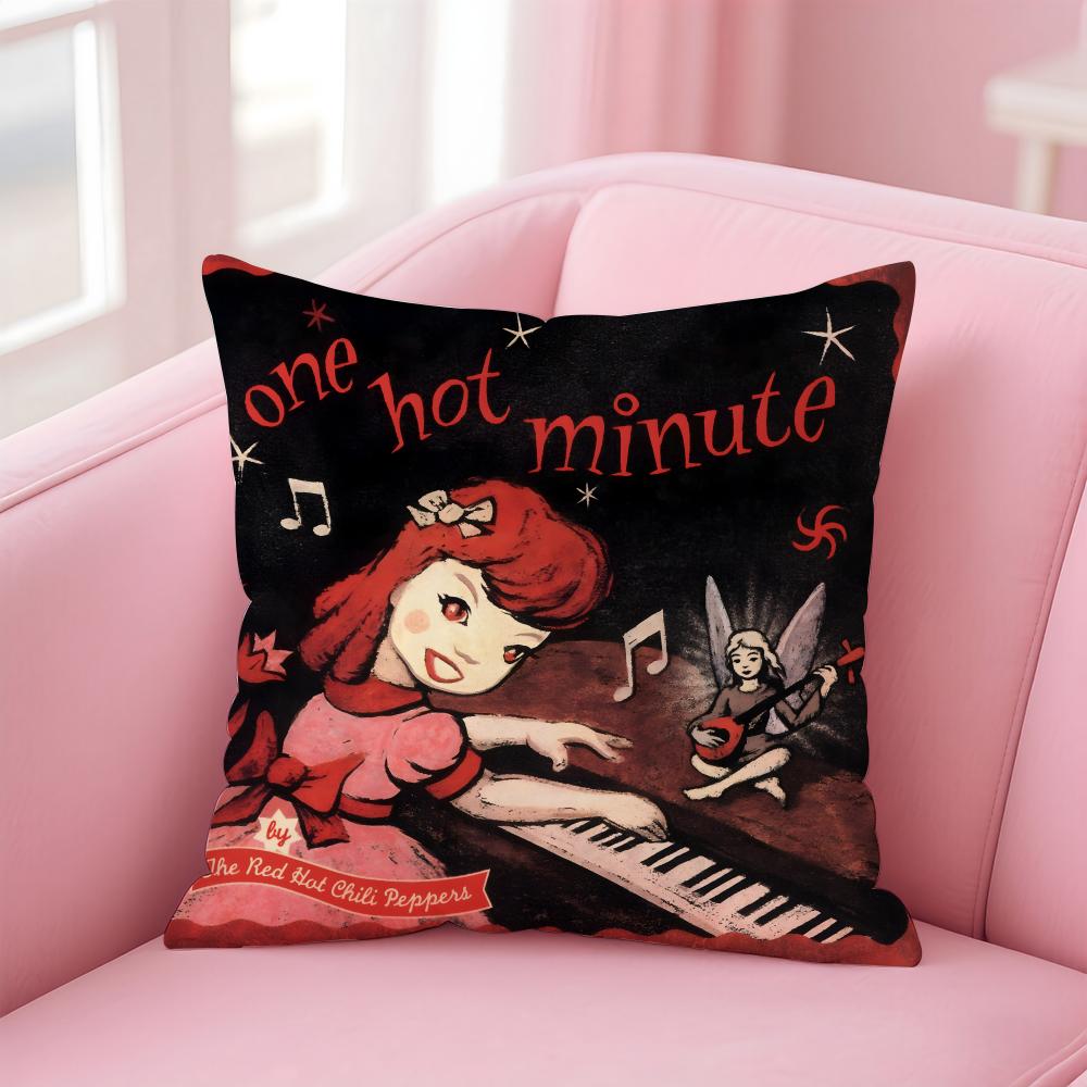 Red H-Hot Chili Pepperss Cushion Cover Comfortable Reversible Pillow Cover Ideal For Car Sofa Bedroom & Beyond