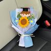 Vielseitig Süße Puppe Häkelblumenstrauß Handgemacht Niedlich Cartoon Gewebte Sonnenblume Kreativer Strauß Abschlussgeschenk