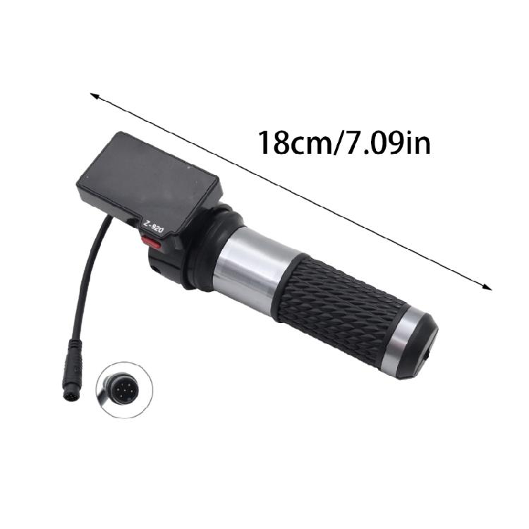 High Sensitivity Electric Scooter Speed Controller LCD Screen Waterproof Speedometer Accelerator Grip Thumb Throttle 48V
