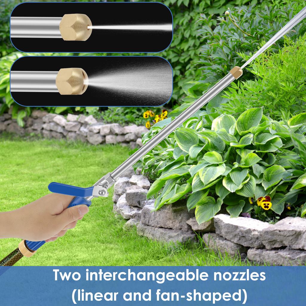 Car Washing  High Pressure Power Water Gun Washer Water Jet Hose Pipe Wand Nozzle Sprayer Spray Cleaning 2 Nozzle Cleaning Tool