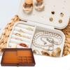 Jewelry Box Container Multifunctional Lockable with Flip Clear Open Lid Large Capacity Gifts