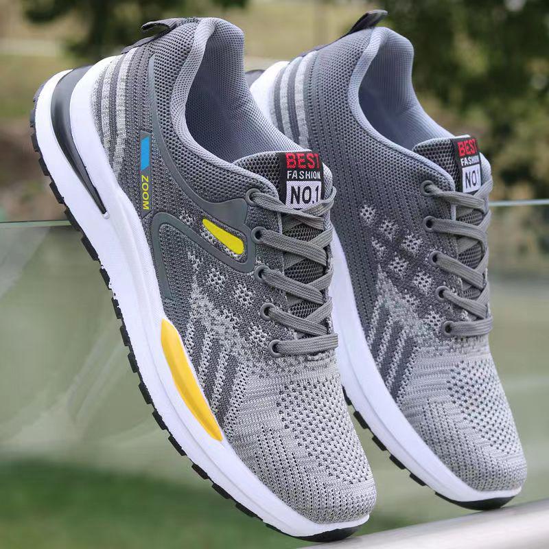 Pantofi ușori din plasă respirabilă pentru bărbați, talpă moale, pantofi casual și alergare