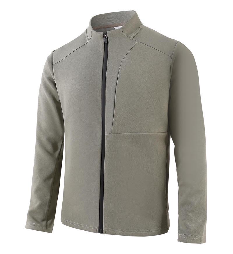 2025 Women's High-Quality Stand Collar Zipper Cardigan Hoodie - Versatile, Solid Color, Loose Fit for Autumn/Winter