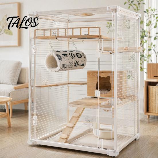Túnel Acogedor para Mascotas Cama para Hámster, Túnel Escondite para Cobayas, Estampados Lindos de Gatos, Escondite Colgante Lavable Forrado de Felpa, Accesorio para Jaula para Petauro del Azúcar