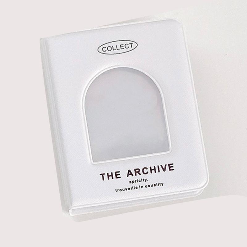 Small Card Collector Binder Holds 40 Cards with Showcases Cover 3Inch Photocard Holders Album Photo Organizers Book